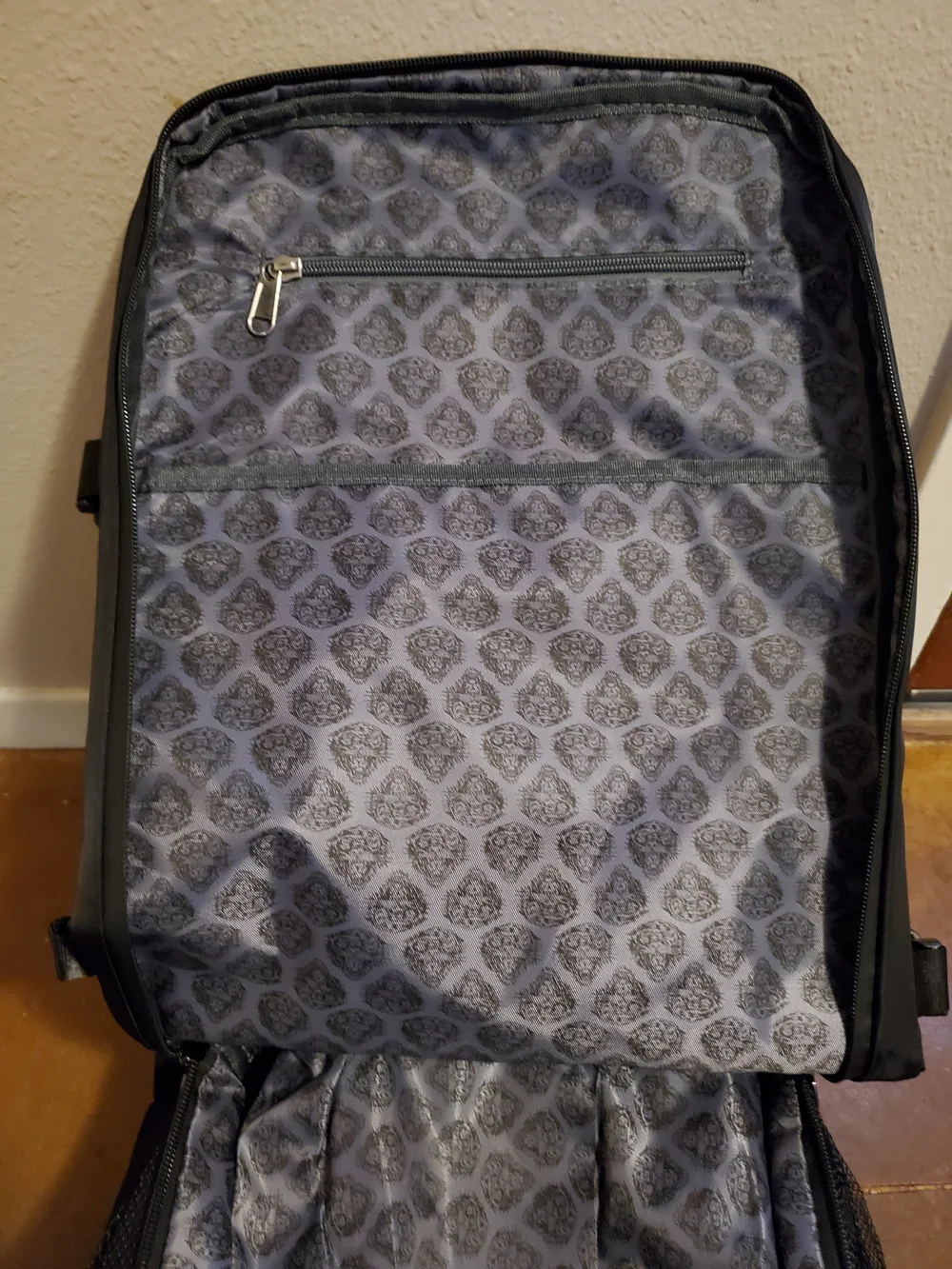 Ed Hardy Love Kills Sli Backpack with Red Heart & Tattoo Skull Graphic